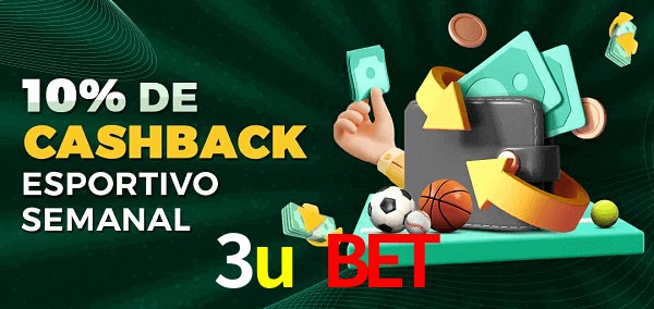 10% de bônus de cashback na 3u bet