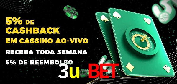 Promoções do cassino ao Vivo 3u bet